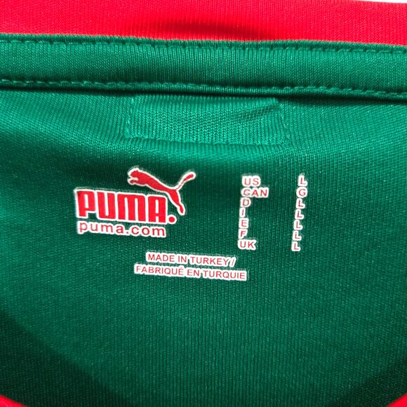 Vintage Puma Sz Large Mens Cameroon Football Home Jersey - Picture 2 of 10